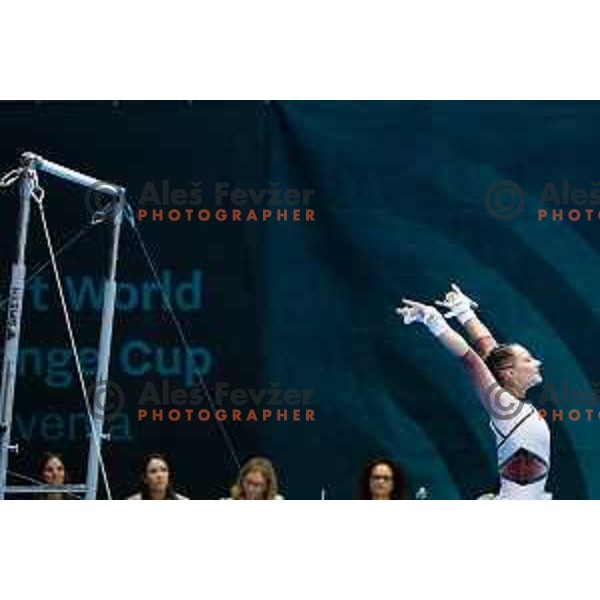 Lucija Hribar of Slovenia during 19. FIG Art World Challange Cup in Koper, on May 13, 2025, Slovenia Photo: Grega Valancic
