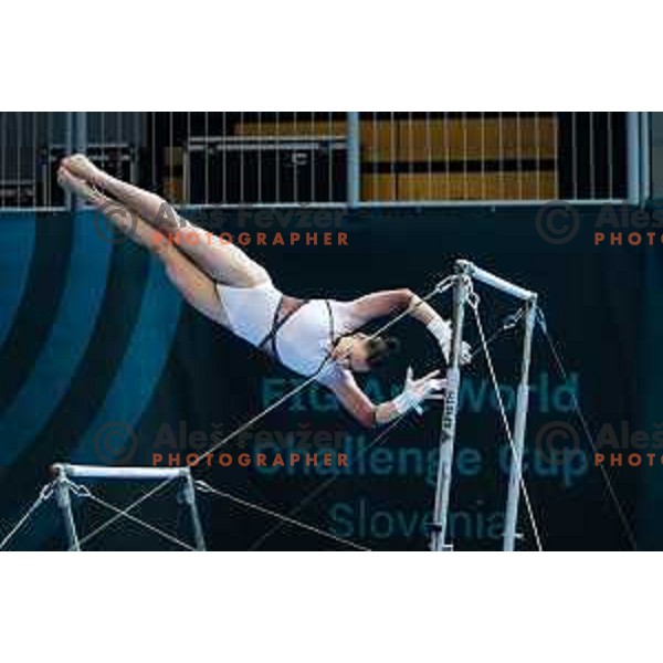 Lucija Hribar of Slovenia during 19. FIG Art World Challange Cup in Koper, on May 13, 2025, Slovenia Photo: Grega Valancic