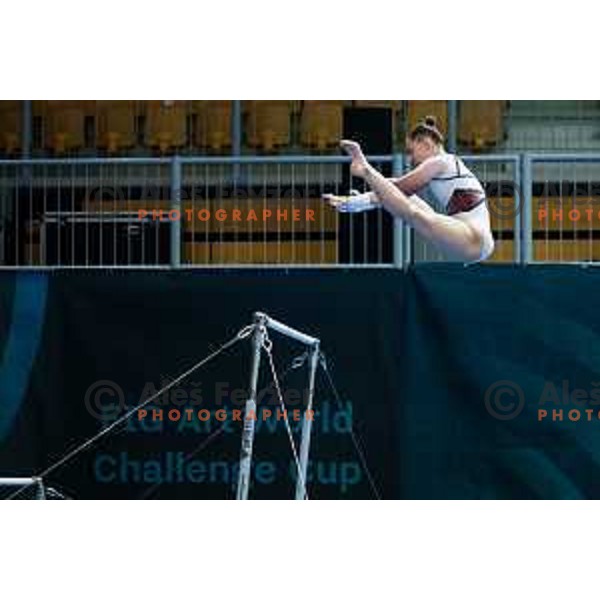Lucija Hribar of Slovenia during 19. FIG Art World Challange Cup in Koper, on May 13, 2025, Slovenia Photo: Grega Valancic