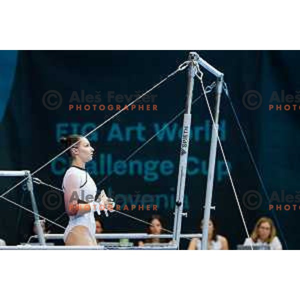 Lucija Hribar of Slovenia during 19. FIG Art World Challange Cup in Koper, on May 13, 2025, Slovenia Photo: Grega Valancic