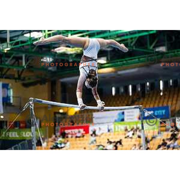 Lucija Hribar of Slovenia during 19. FIG Art World Challange Cup in Koper, on May 13, 2025, Slovenia Photo: Grega Valancic