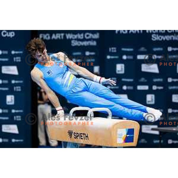 Gregor Rakovic of Slovenia during 19. FIG Art World Challange Cup in Koper, on May 13, 2025, Slovenia Photo: Grega Valancic