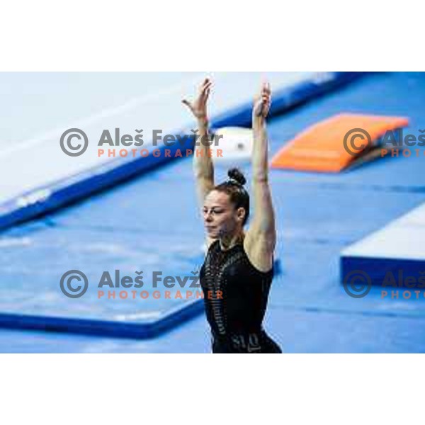Tjasa Kysselef of Slovenia during 19. FIG Art World Challange Cup in Koper, on May 13, 2025, Slovenia Photo: Grega Valancic