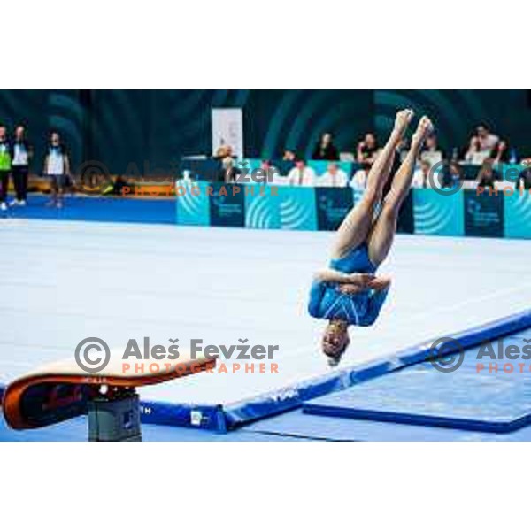 Teja Belak of Slovenia during 19. FIG Art World Challange Cup in Koper, on May 13, 2025, Slovenia Photo: Grega Valancic