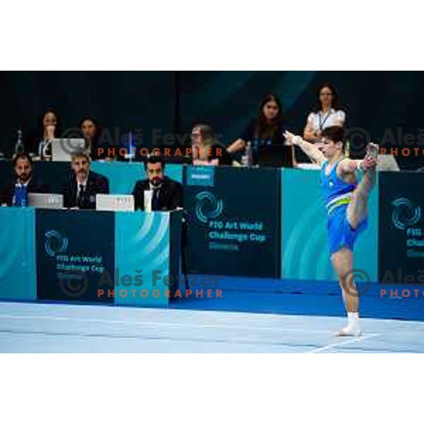 Anze Hribar of Slovenia during 19. FIG Art World Challange Cup in Koper, on May 13, 2025, Slovenia Photo: Grega Valancic