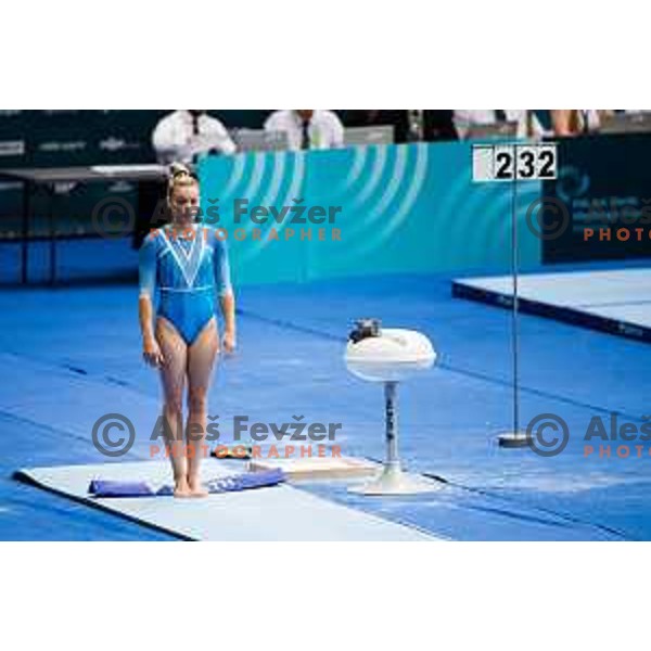 Teja Belak of Slovenia during 19. FIG Art World Challange Cup in Koper, on May 13, 2025, Slovenia Photo: Grega Valancic
