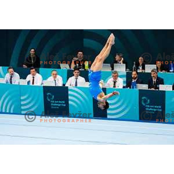Nikolaj Bozic of Slovenia during 19. FIG Art World Challange Cup in Koper, on May 13, 2025, Slovenia Photo: Grega Valancic