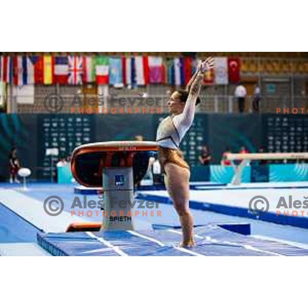 Meta Kunaver of Slovenia during 19. FIG Art World Challange Cup in Koper, on May 13, 2025, Slovenia Photo: Grega Valancic