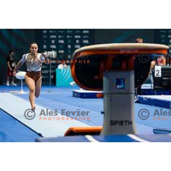 Meta Kunaver of Slovenia during 19. FIG Art World Challange Cup in Koper, on May 13, 2025, Slovenia Photo: Grega Valancic