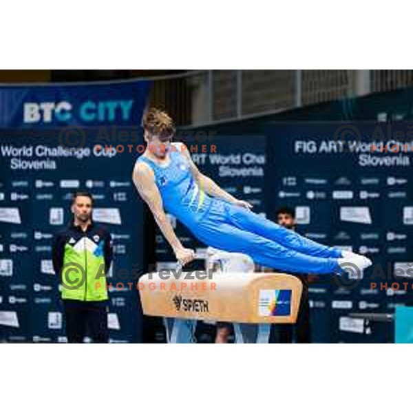 Jan Julij Obal of Slovenia during 19. FIG Art World Challange Cup in Koper, on May 13, 2025, Slovenia Photo: Grega Valancic