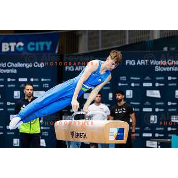 Jan Julij Obal of Slovenia during 19. FIG Art World Challange Cup in Koper, on May 13, 2025, Slovenia Photo: Grega Valancic