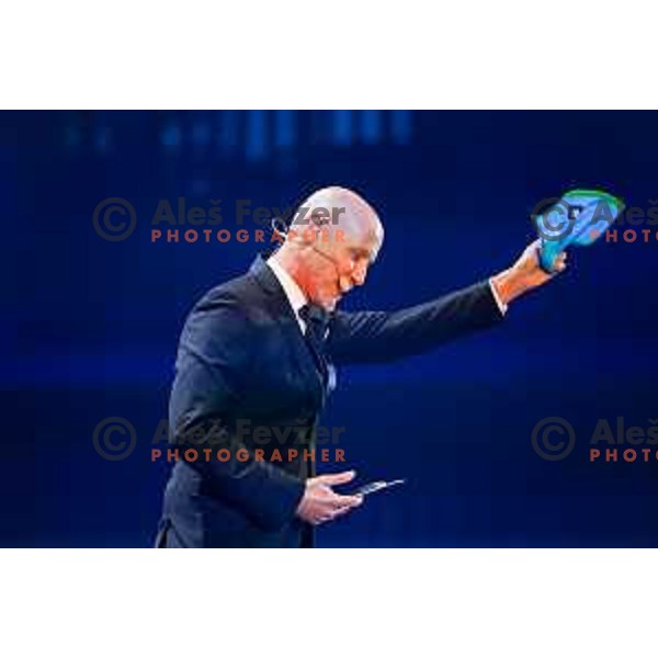 at the Night of the Champions, Slovenia Ski Federation Annual event in Ljubljana, Slovenia on May 15, 2025