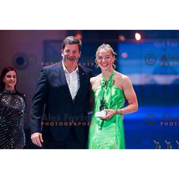 Anamarija Lampic at the Night of the Champions, Slovenia Ski Federation Annual event in Ljubljana, Slovenia on May 15, 2025