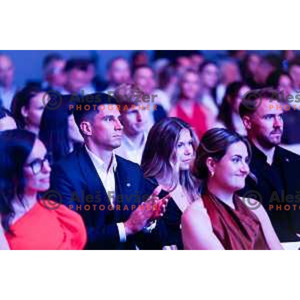 at the Night of the Champions, Slovenia Ski Federation Annual event in Ljubljana, Slovenia on May 15, 2025