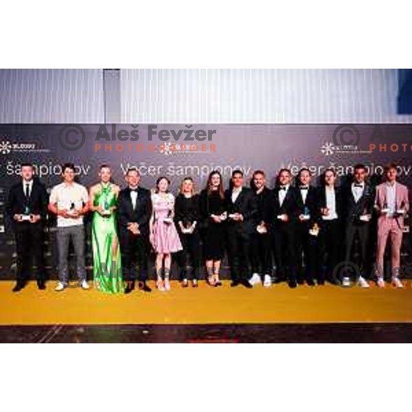 at the Night of the Champions, Slovenia Ski Federation Annual event in Ljubljana, Slovenia on May 15, 2025