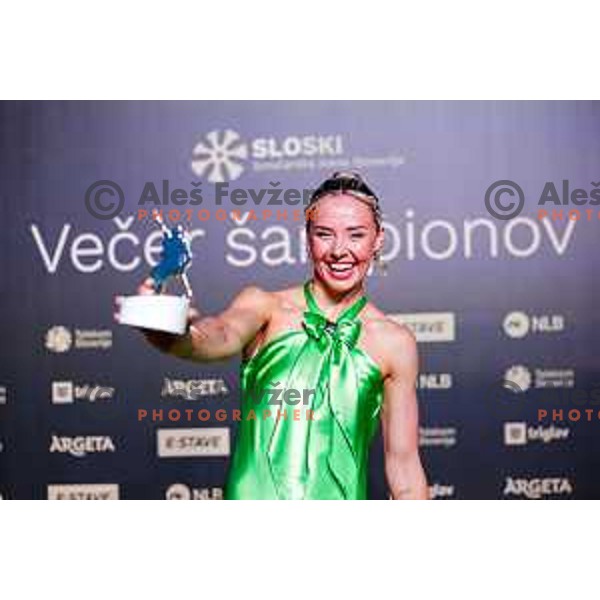 Anamarija Lampic at the Night of the Champions, Slovenia Ski Federation Annual event in Ljubljana, Slovenia on May 15, 2025