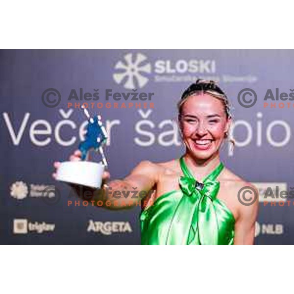 Anamarija Lampic at the Night of the Champions, Slovenia Ski Federation Annual event in Ljubljana, Slovenia on May 15, 2025