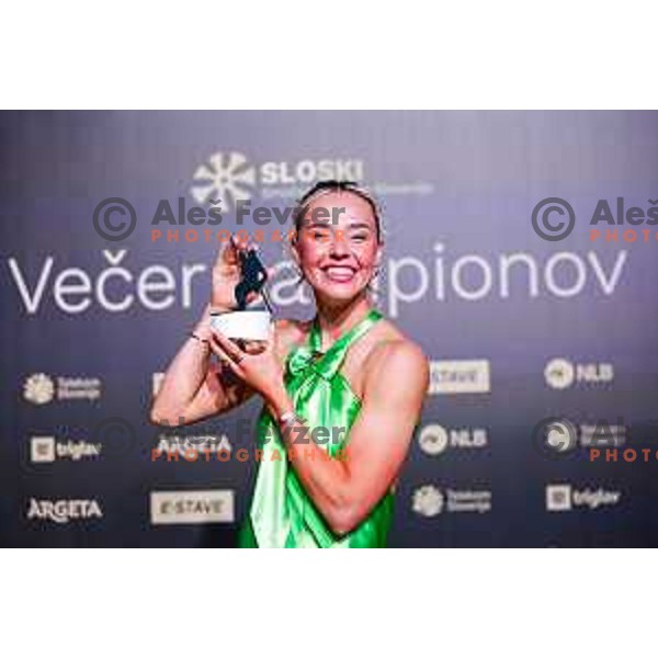 Anamarija Lampic at the Night of the Champions, Slovenia Ski Federation Annual event in Ljubljana, Slovenia on May 15, 2025