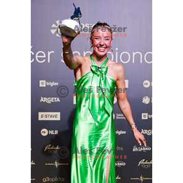 Anamarija Lampic at the Night of the Champions, Slovenia Ski Federation Annual event in Ljubljana, Slovenia on May 15, 2025