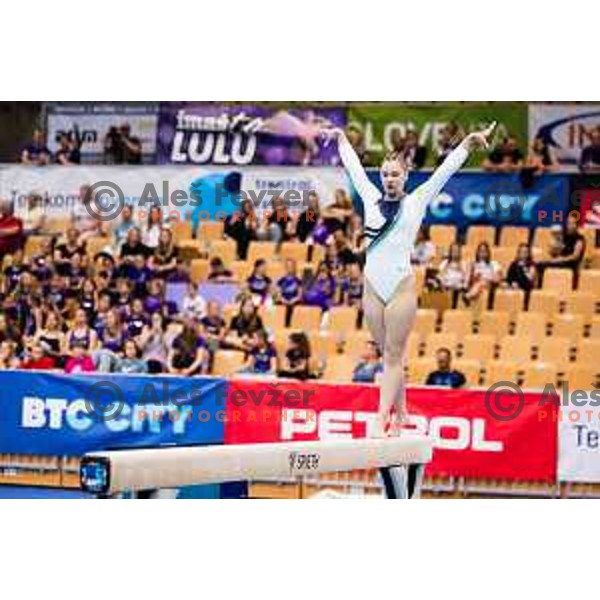 Lucija Hribar of Slovenia during 19. FIG Art World Challange Cup in Koper, on May 16, 2025, Slovenia Photo: Grega Valancic