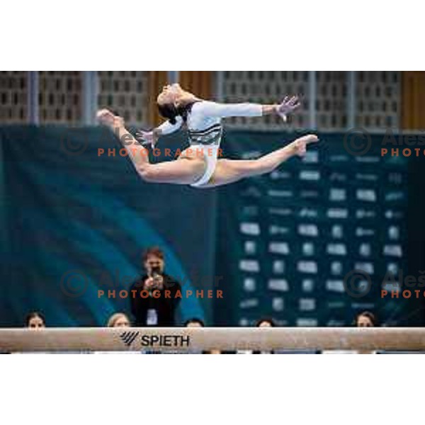 Lucija Hribar of Slovenia during 19. FIG Art World Challange Cup in Koper, on May 16, 2025, Slovenia Photo: Grega Valancic