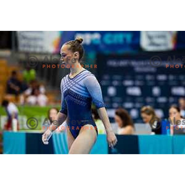 Zala Trtnik of Slovenia during 19. FIG Art World Challange Cup in Koper, on May 16, 2025, Slovenia Photo: Grega Valancic