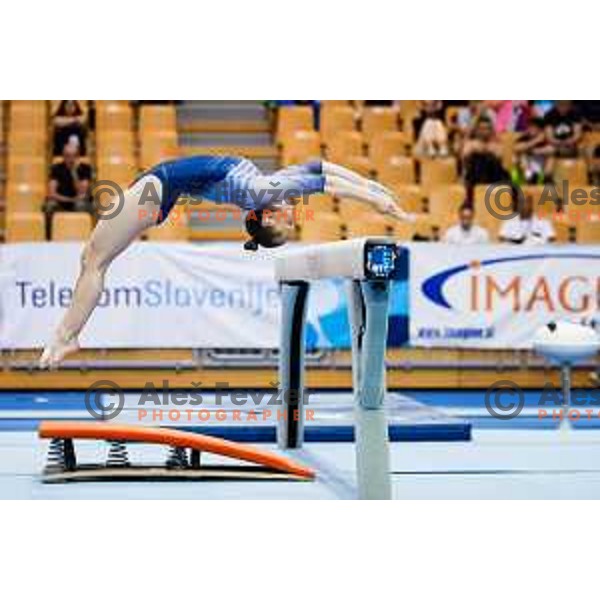 Zala Trtnik of Slovenia during 19. FIG Art World Challange Cup in Koper, on May 16, 2025, Slovenia Photo: Grega Valancic