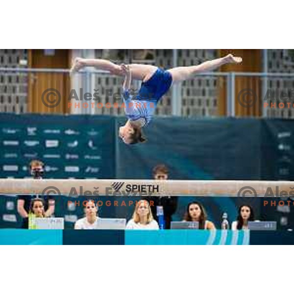 Zala Trtnik of Slovenia during 19. FIG Art World Challange Cup in Koper, on May 16, 2025, Slovenia Photo: Grega Valancic