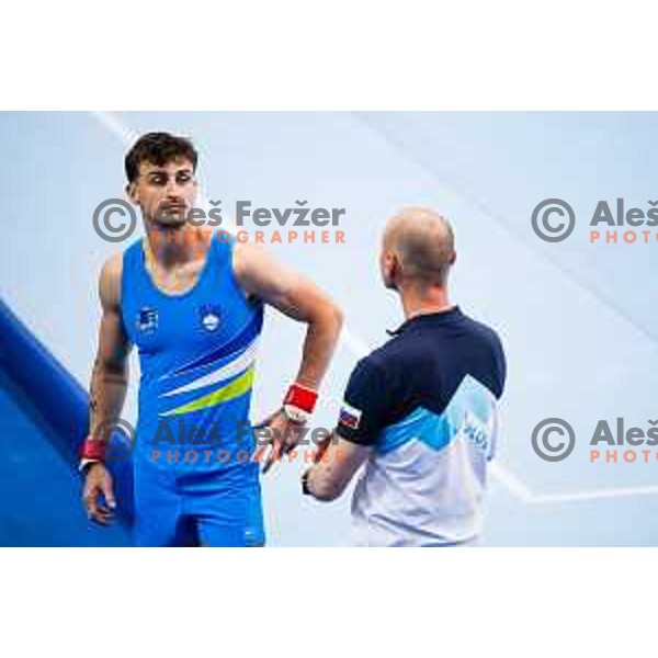 Beno Kunst of Slovenia during 19. FIG Art World Challange Cup in Koper, on May 16, 2025, Slovenia Photo: Grega Valancic