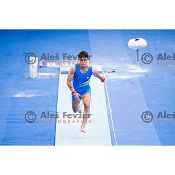 Beno Kunst of Slovenia during 19. FIG Art World Challange Cup in Koper, on May 16, 2025, Slovenia Photo: Grega Valancic