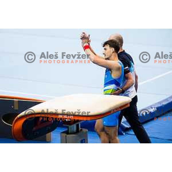 Beno Kunst of Slovenia during 19. FIG Art World Challange Cup in Koper, on May 16, 2025, Slovenia Photo: Grega Valancic