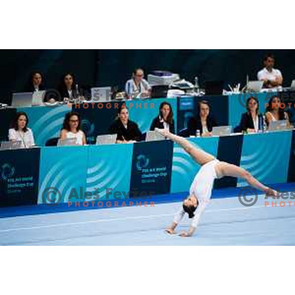 Luana Lubinic of Slovenia during 19. FIG Art World Challange Cup in Koper, on May 16, 2025, Slovenia Photo: Grega Valancic