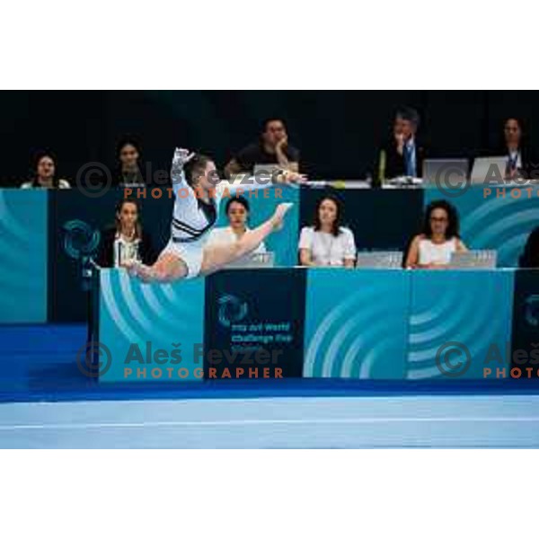 Lucija Hribar of Slovenia during 19. FIG Art World Challange Cup in Koper, on May 16, 2025, Slovenia Photo: Grega Valancic