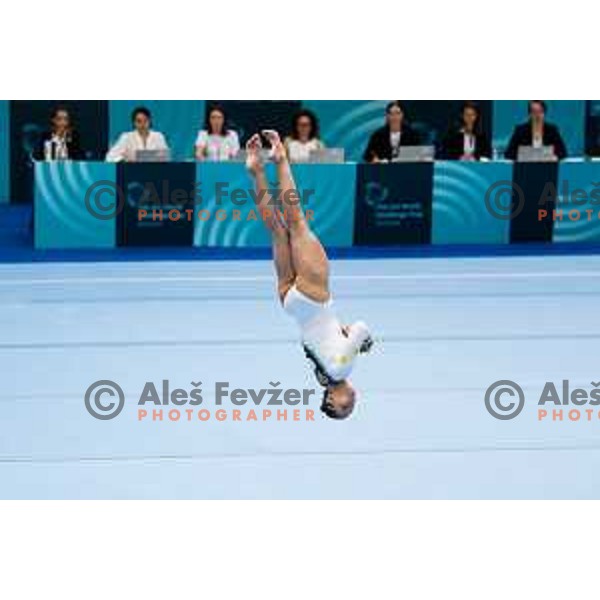 Lucija Hribar of Slovenia during 19. FIG Art World Challange Cup in Koper, on May 16, 2025, Slovenia Photo: Grega Valancic