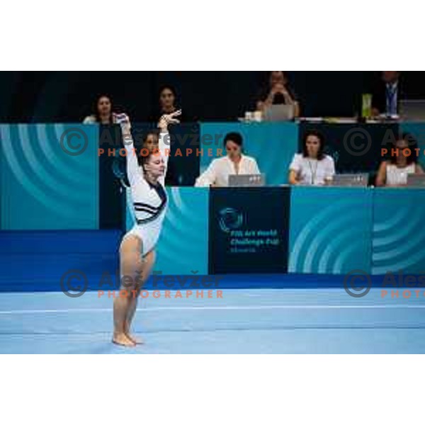 Lucija Hribar of Slovenia during 19. FIG Art World Challange Cup in Koper, on May 16, 2025, Slovenia Photo: Grega Valancic