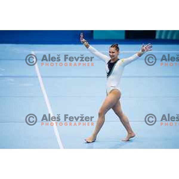 Lucija Hribar of Slovenia during 19. FIG Art World Challange Cup in Koper, on May 16, 2025, Slovenia Photo: Grega Valancic