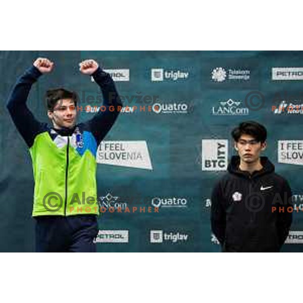 Anze Hribar of Slovenia during finals day at 19. FIG Art World Challange Cup in Koper, on May 16, 2025, Slovenia Photo: Grega Valancic