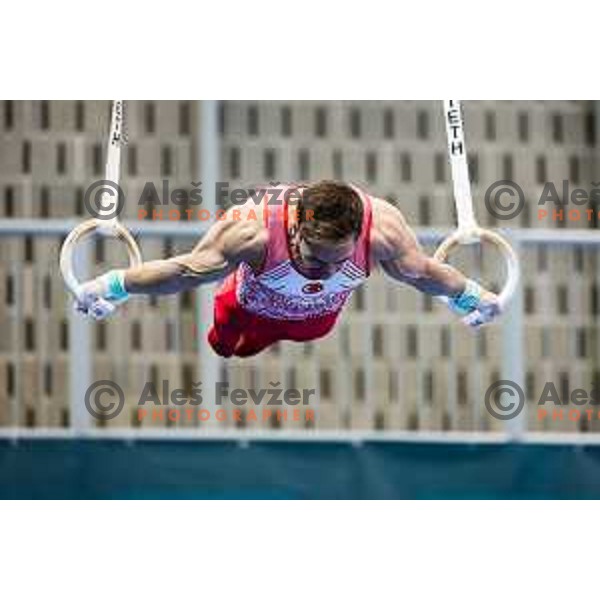 Ibrahim Colak of Turky during finals day at 19. FIG Art World Challange Cup in Koper, on May 16, 2025, Slovenia Photo: Grega Valancic