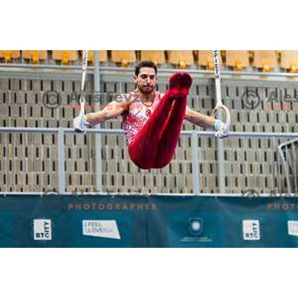 Ibrahim Colak of Turky during finals day at 19. FIG Art World Challange Cup in Koper, on May 16, 2025, Slovenia Photo: Grega Valancic
