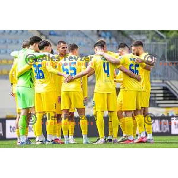 In action during Prva liga Telemach 2024/2025 football match between Domzale and Bravo in Domzale, Slovenia on May 18, 2025