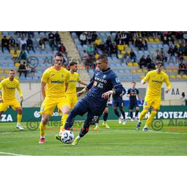 Jakoslav Stankovic of Bravo in action during Prva liga Telemach 2024/2025 football match between Domzale and Bravo in Domzale, Slovenia on May 18, 2025