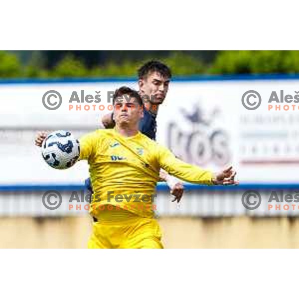 In action during Prva liga Telemach 2024/2025 football match between Domzale and Bravo in Domzale, Slovenia on May 18, 2025
