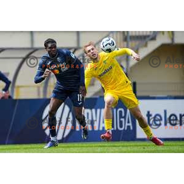 Venuste Babuola in action during Prva liga Telemach 2024/2025 football match between Domzale and Bravo in Domzale, Slovenia on May 18, 2025