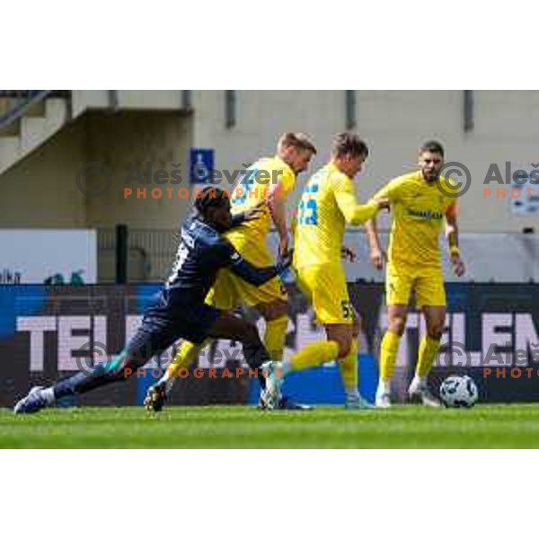 Venuste Babuola in action during Prva liga Telemach 2024/2025 football match between Domzale and Bravo in Domzale, Slovenia on May 18, 2025