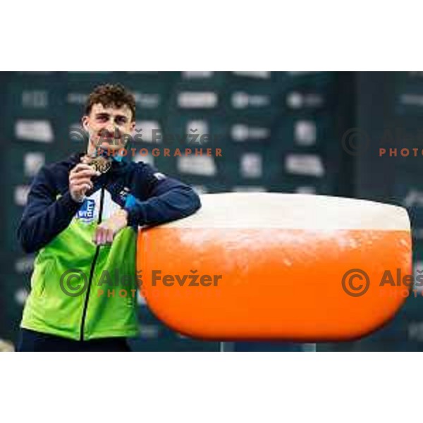 Beno Kunst of Slovenia during finals day at 19. FIG Art World Challange Cup in Koper, on May 18., 2025, Slovenia Photo: Grega Valancic