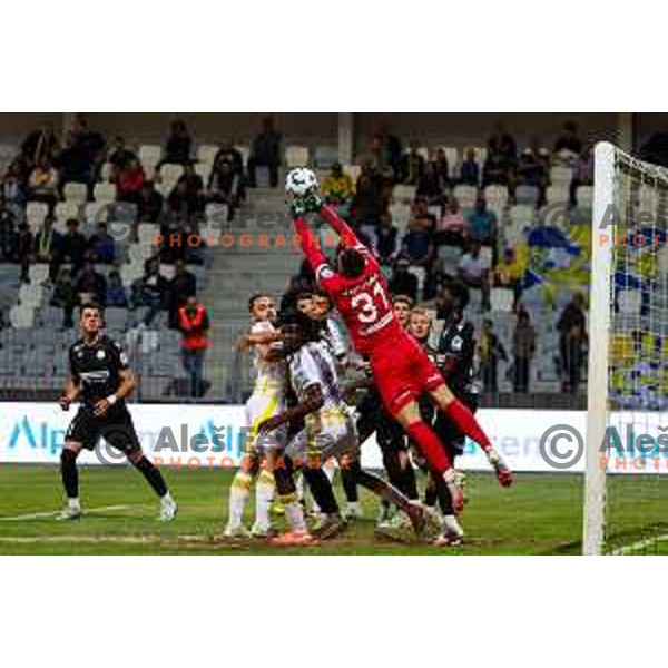 Metod Jurhar of FC Koper in action during Prva liga Telemach 2024/2025 football match between Koper and Maribor in Koper, Slovenia on May 18, 2025 Photo: Grega Valancic