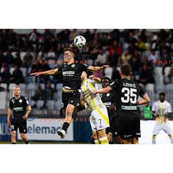 Sandro Jovanovic of FC Koper in action during Prva liga Telemach 2024/2025 football match between Koper and Maribor in Koper, Slovenia on May 18, 2025 Photo: Grega Valancic