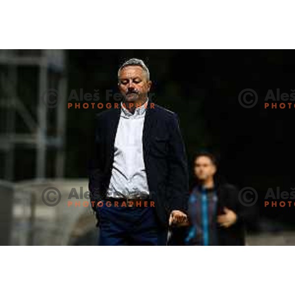 Slavisa Stjanovic head coach of FC Koper in action during Prva liga Telemach 2024/2025 football match between Koper and Maribor in Koper, Slovenia on May 18, 2025 Photo: Grega Valancic
