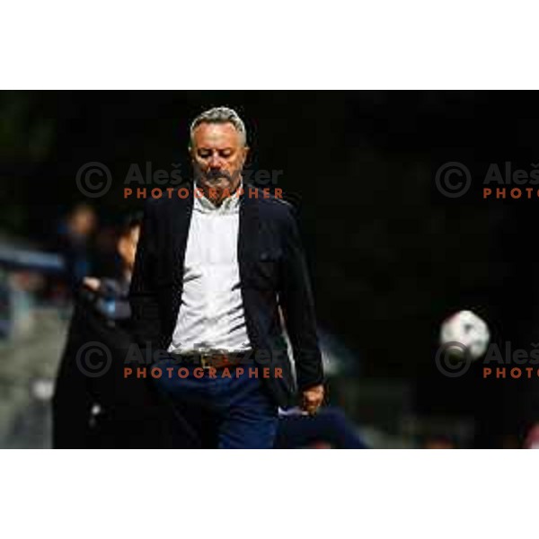 Slavisa Stjanovic head coach of FC Koper in action during Prva liga Telemach 2024/2025 football match between Koper and Maribor in Koper, Slovenia on May 18, 2025 Photo: Grega Valancic