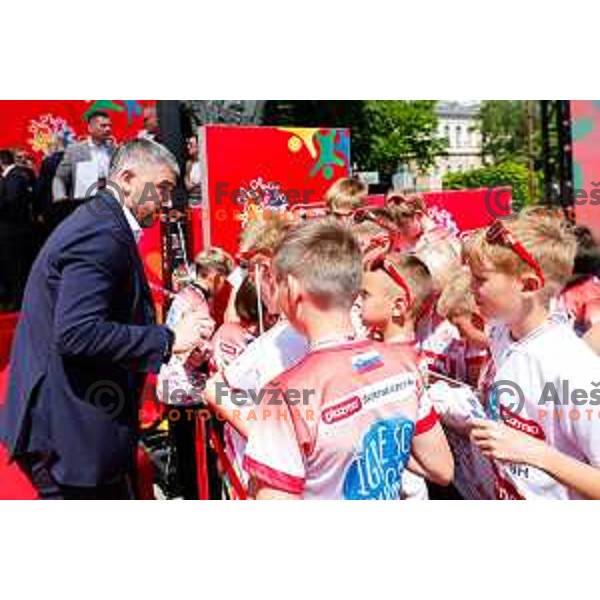 Opening of Plazma Youth Sport Games in Ljubljana, Slovenia on May 19, 2025